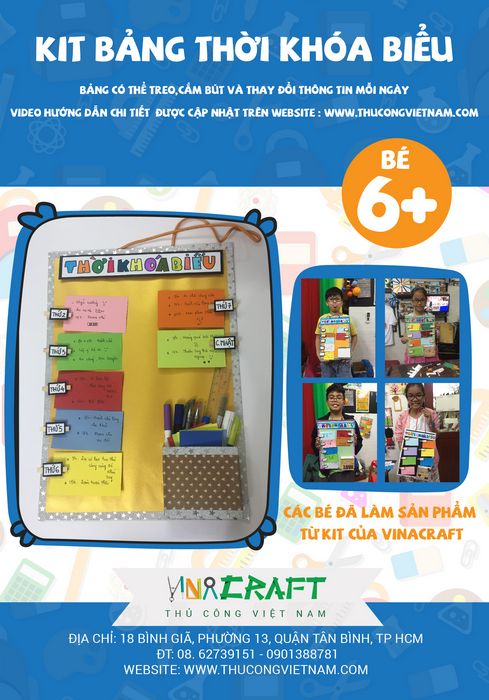 Bộ kit bảng thời khóa biểu